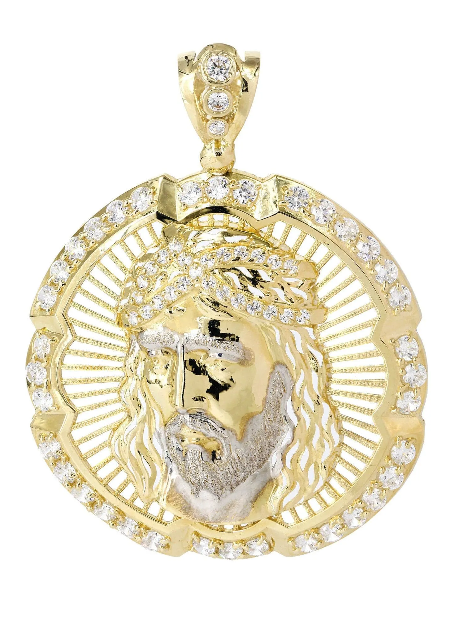 10K Gold Jesus Piece Pendant  |  18.7 Grams