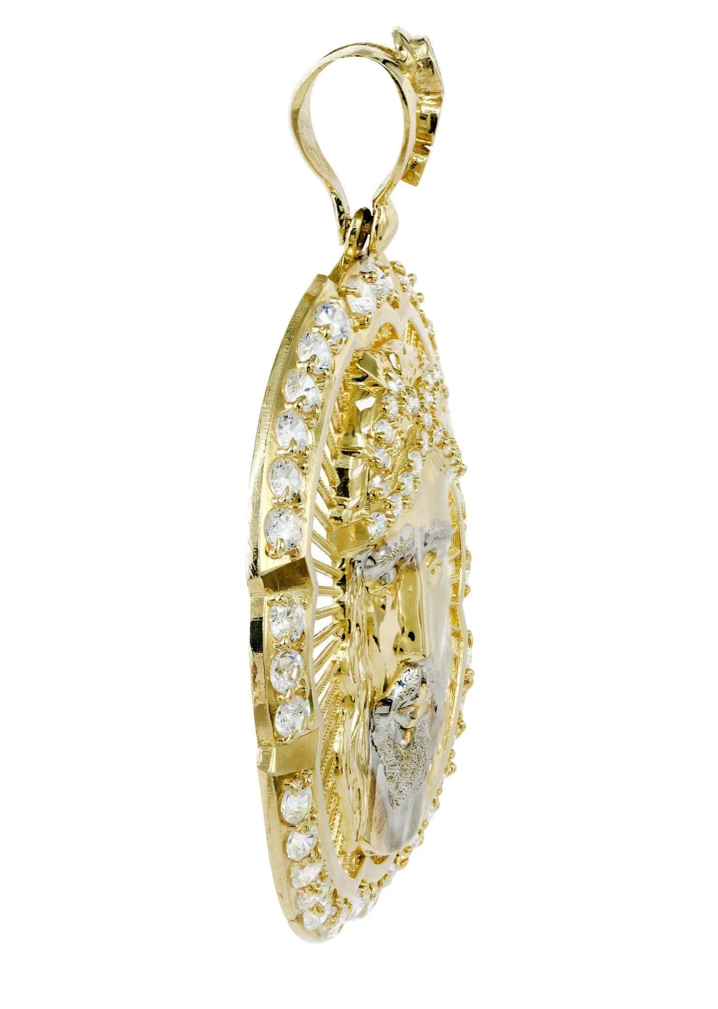 10K Gold Jesus Piece Pendant  |  18.7 Grams
