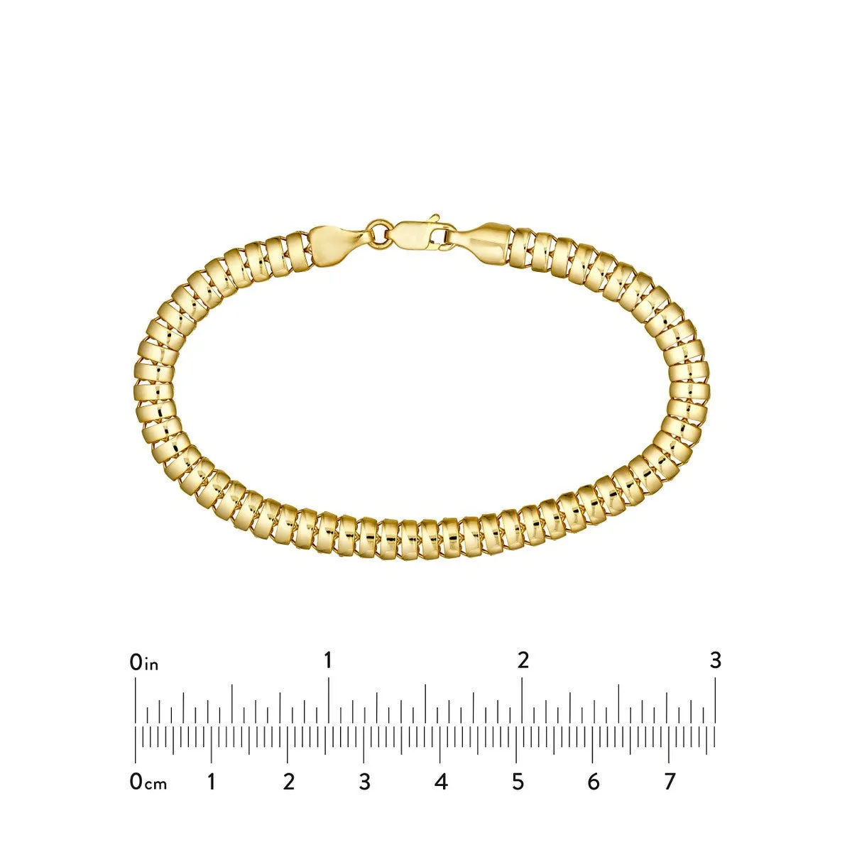 14K Yellow Gold Rectangular Bracelet