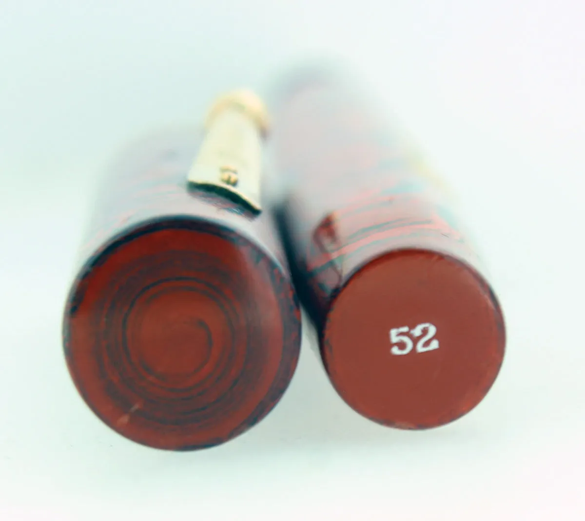 1920S WATERMAN #52 RED RIPPLE FOUNTAIN PEN XF-BBBB FLEX RARE MUSIC NIB RESTORED