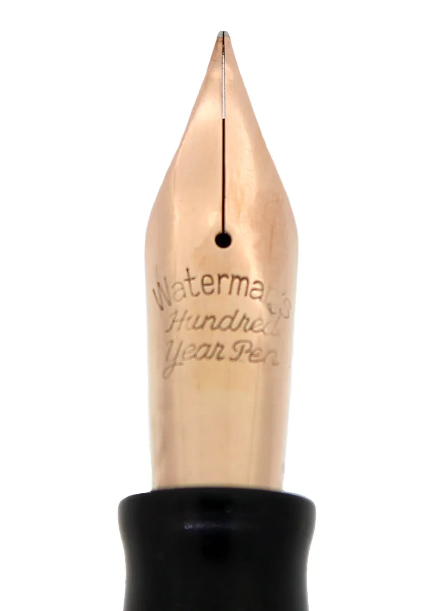 1939 FIRST YEAR GREEN WATERMAN 100 YEAR FOUNTAIN PEN F-BB SEMI-FLEX NIB RESTORED