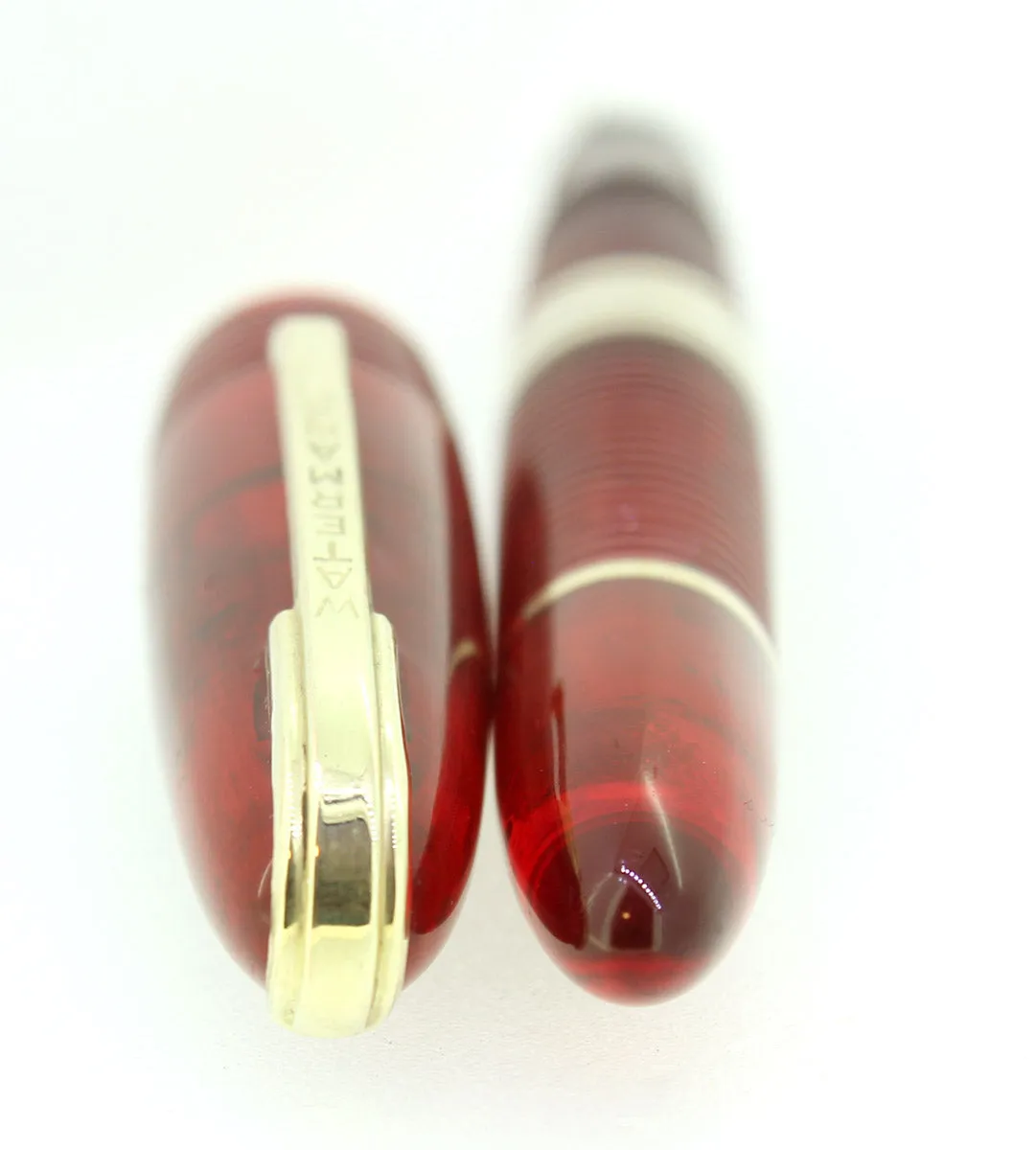 1939 FIRST YEAR RED LUCITE WATERMAN 100 YEAR FOUNTAIN PEN XF-M NIB RESTORED