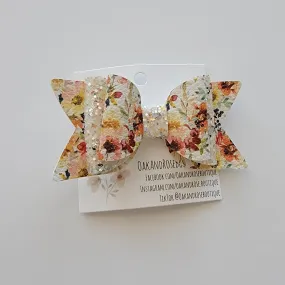 2 Tier Autumn Floral With Glitter Strap