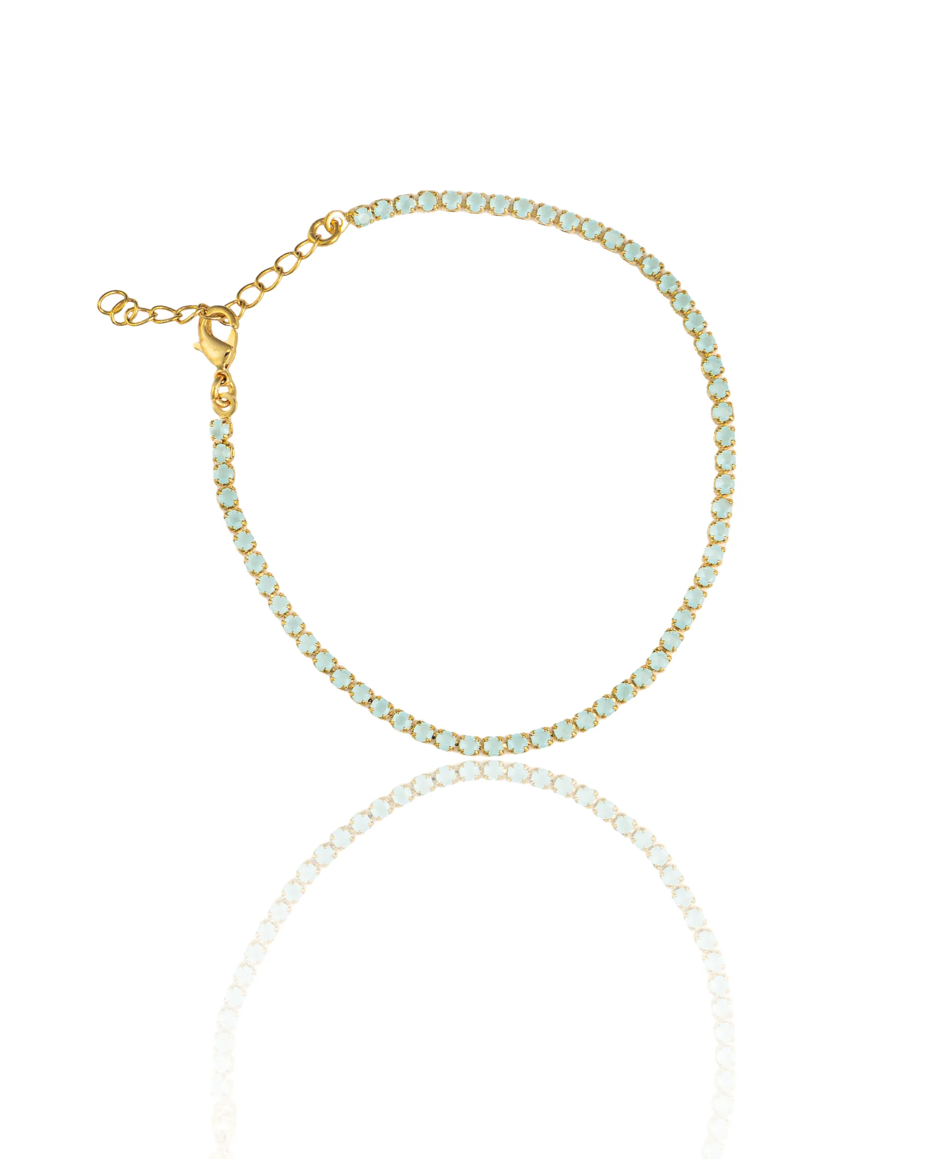 2mm Zirconia Colored Tennis Bracelet, 11 colors (I100)