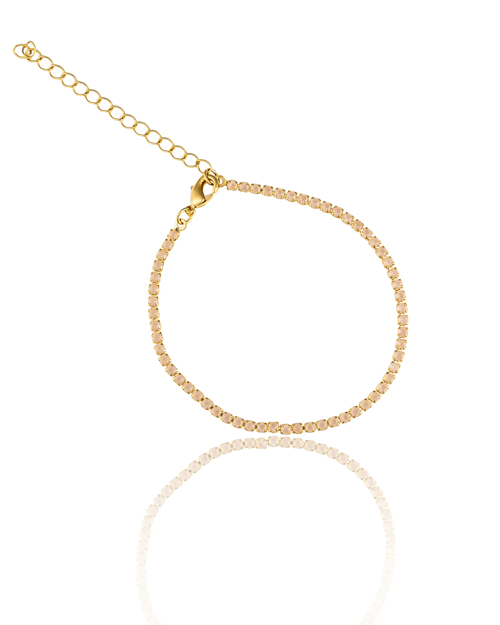 2mm Zirconia Colored Tennis Bracelet, 11 colors (I100)