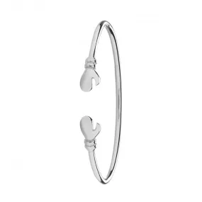 Acotis Silver Bangle Maidens Boxing Glove Torc G4034M