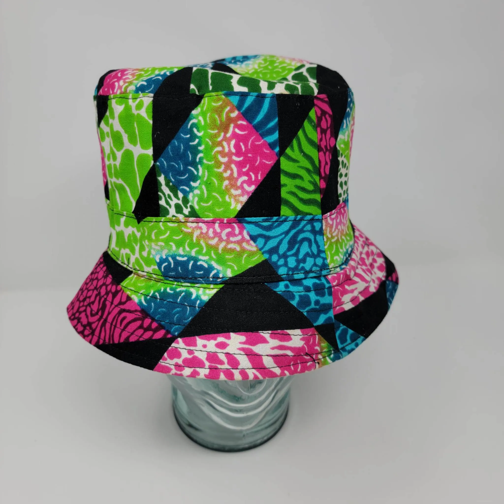 “Akakofiira” Bucket Hat in Ankara African Print