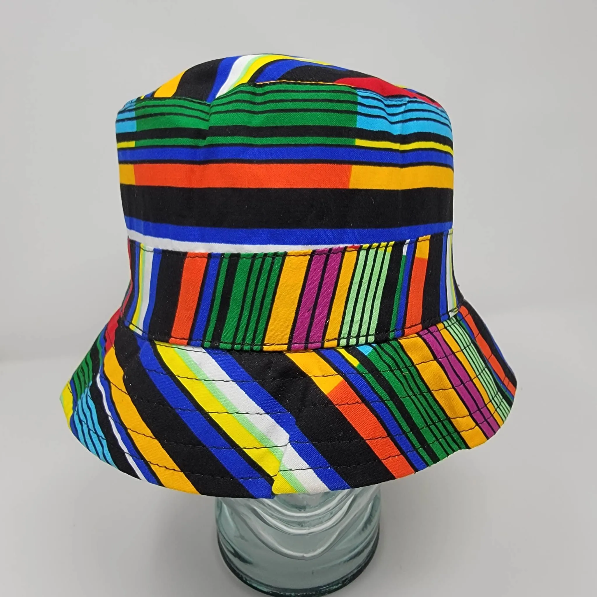 “Akakofiira” Bucket Hat in Ankara African Print