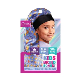ANNIE Kid's Silky Wide Edge Braid Bonnet #04379