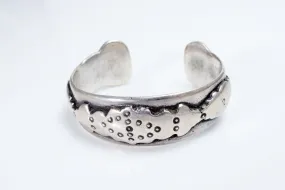 Antique Silver Uzbek Cuff Bracelet