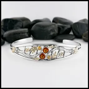 Autumn Leaves Cuff Bracelet