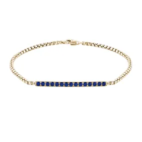 Bar Chain Bracelet in Gold