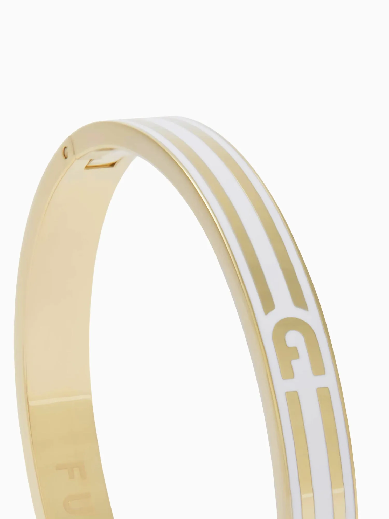 Bra Furla Arch Stripe Bangle Talco