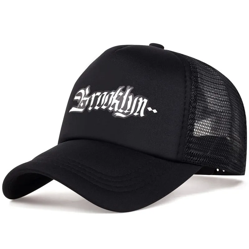 BROOKLYN truck cap Women Men Baseball Cap Outdoor Sunscreen Unisex Baseball Hat