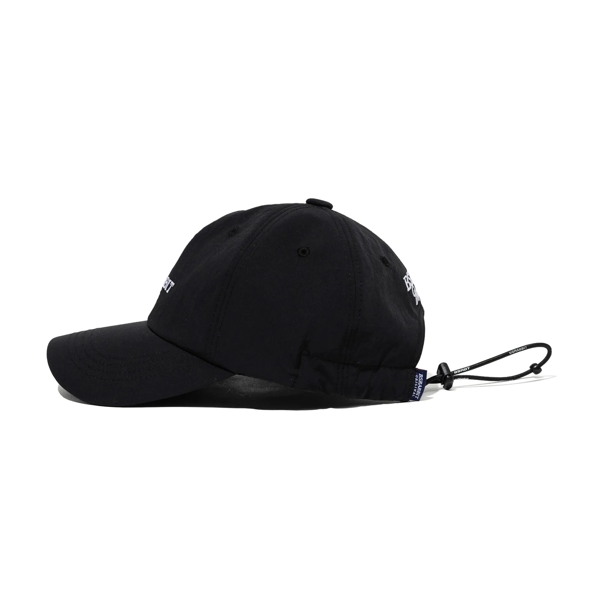 BSRABBIT LOGO STRING CAP BLACK