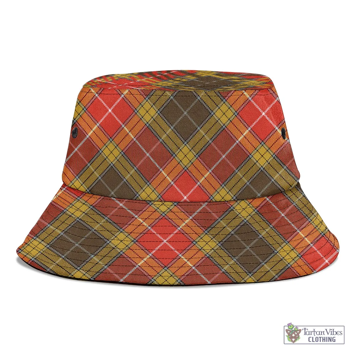 Buchanan Old Set Weathered Tartan Bucket Hat