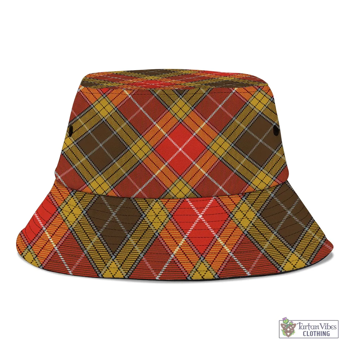 Buchanan Old Set Weathered Tartan Bucket Hat