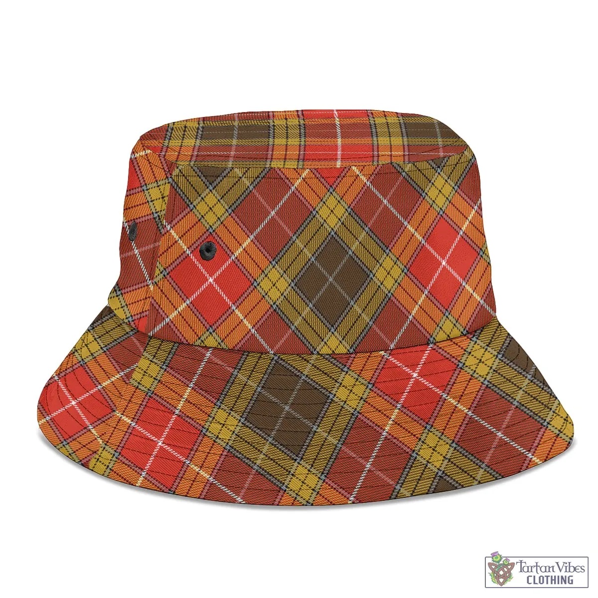 Buchanan Old Set Weathered Tartan Bucket Hat