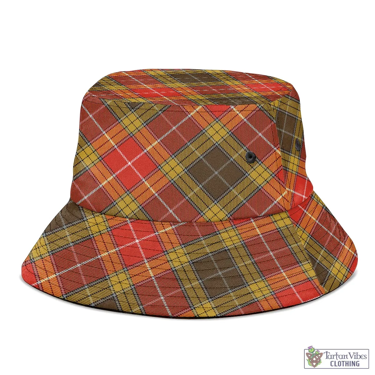 Buchanan Old Set Weathered Tartan Bucket Hat