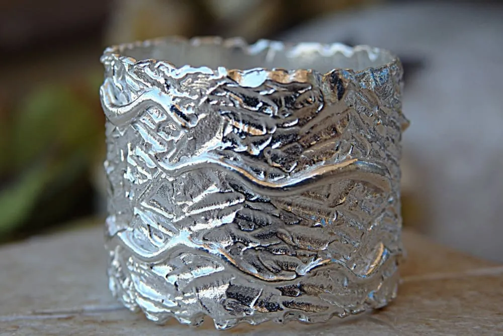 Chunky silver ring