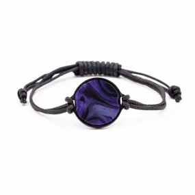 Circle ResinArt Bracelet - Maidlab (Purple, 592568)