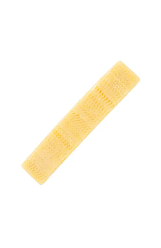Classic Rectangle Barrette - Straw