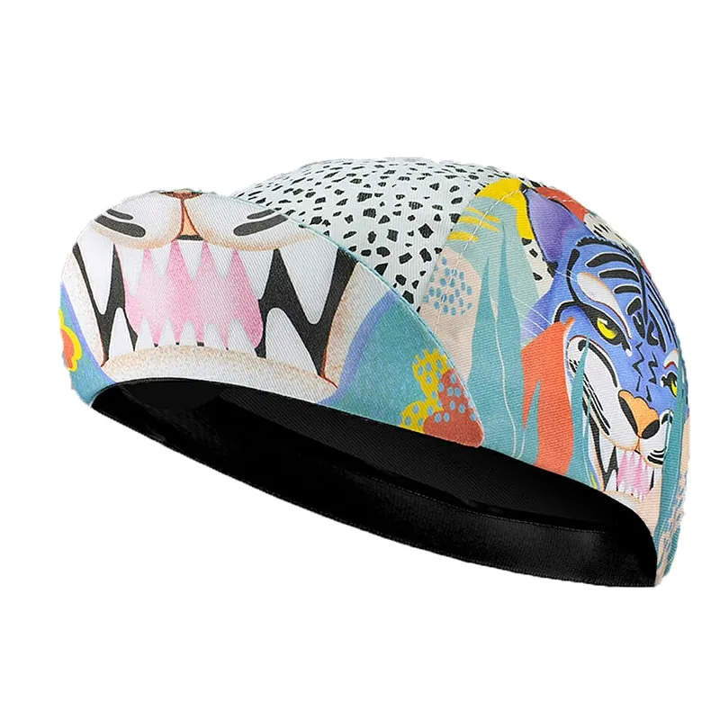 Classic Retro Red Blue Green Polyester Cycling Caps Summer Sports Quick Dry Bicycle Hat Men And Women Wear Breathable
