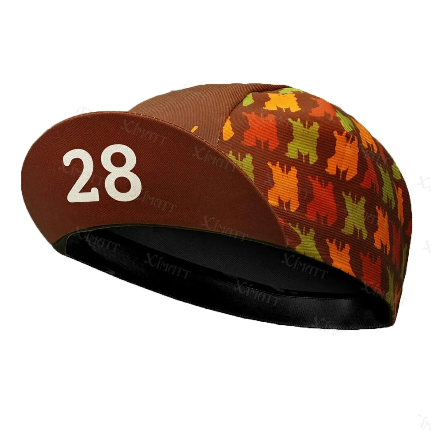Classic Retro Red Blue Green Polyester Cycling Caps Summer Sports Quick Dry Bicycle Hat Men And Women Wear Breathable