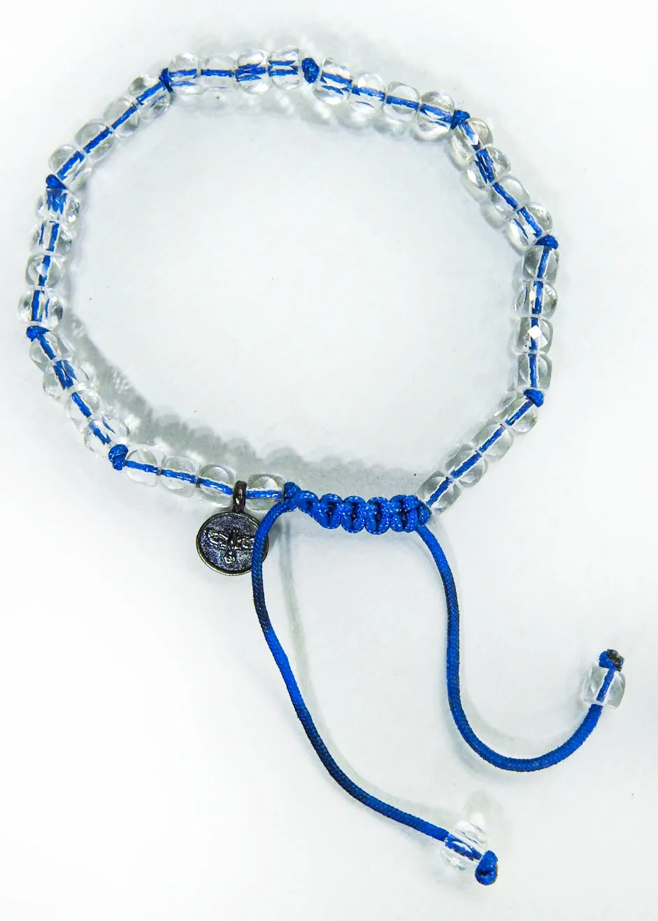 Clear Quartz Crystal Cube Bracelet