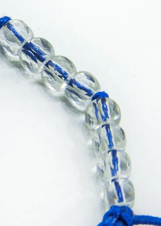 Clear Quartz Crystal Cube Bracelet