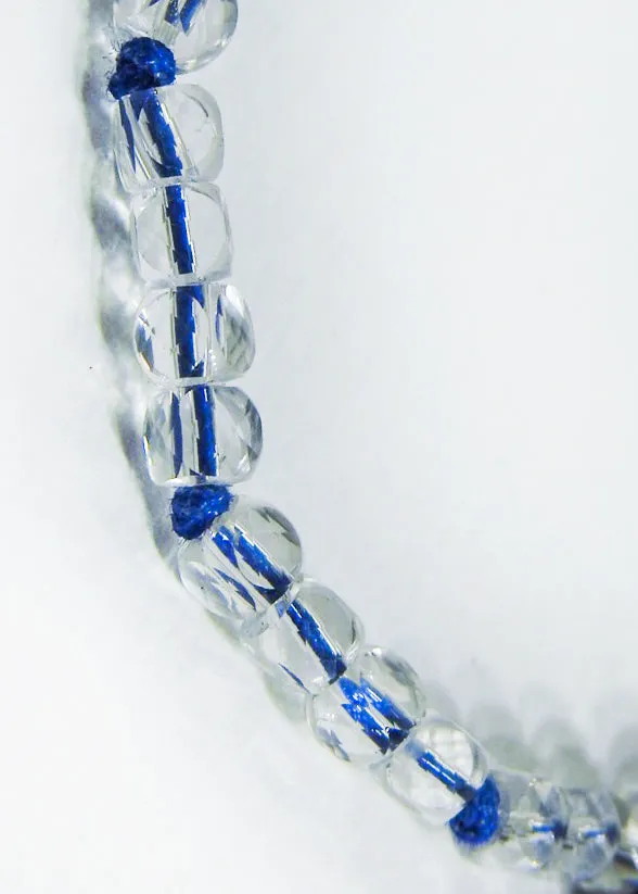 Clear Quartz Crystal Cube Bracelet