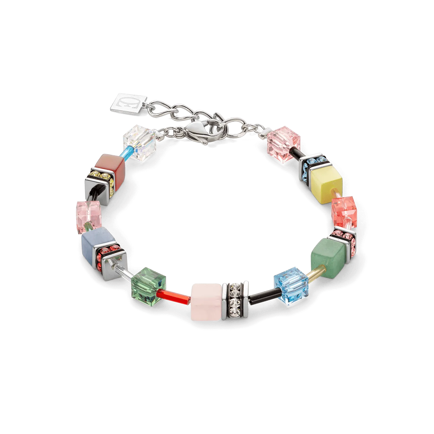 Coeur De Lion GeoCUBE® Iconic Precious Bracelet Multicolour Delight