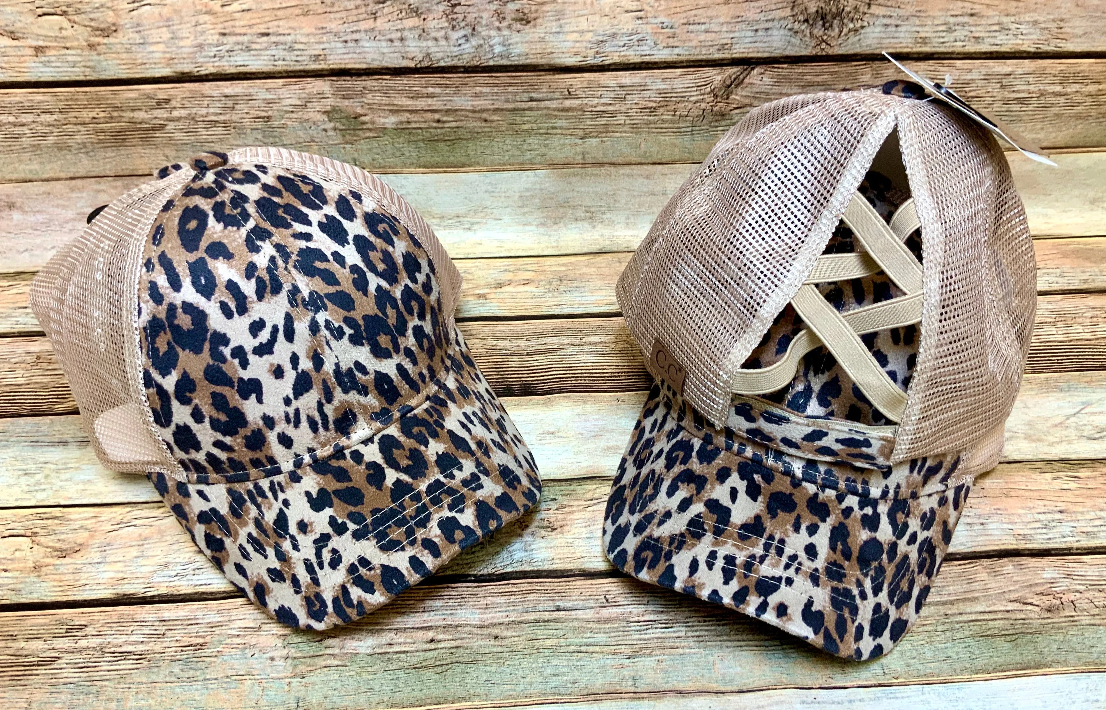Criss Cross Distressed Pony Tail Caps (Authentic CC Brand)