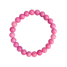 Cyclamen Jade 8mm Bracelet