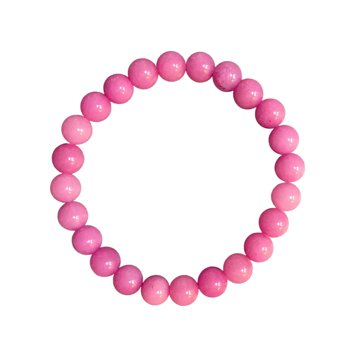 Cyclamen Jade 8mm Bracelet