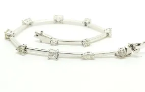 Diamonds Bracelet in Alternating Cuts AD No: 2830