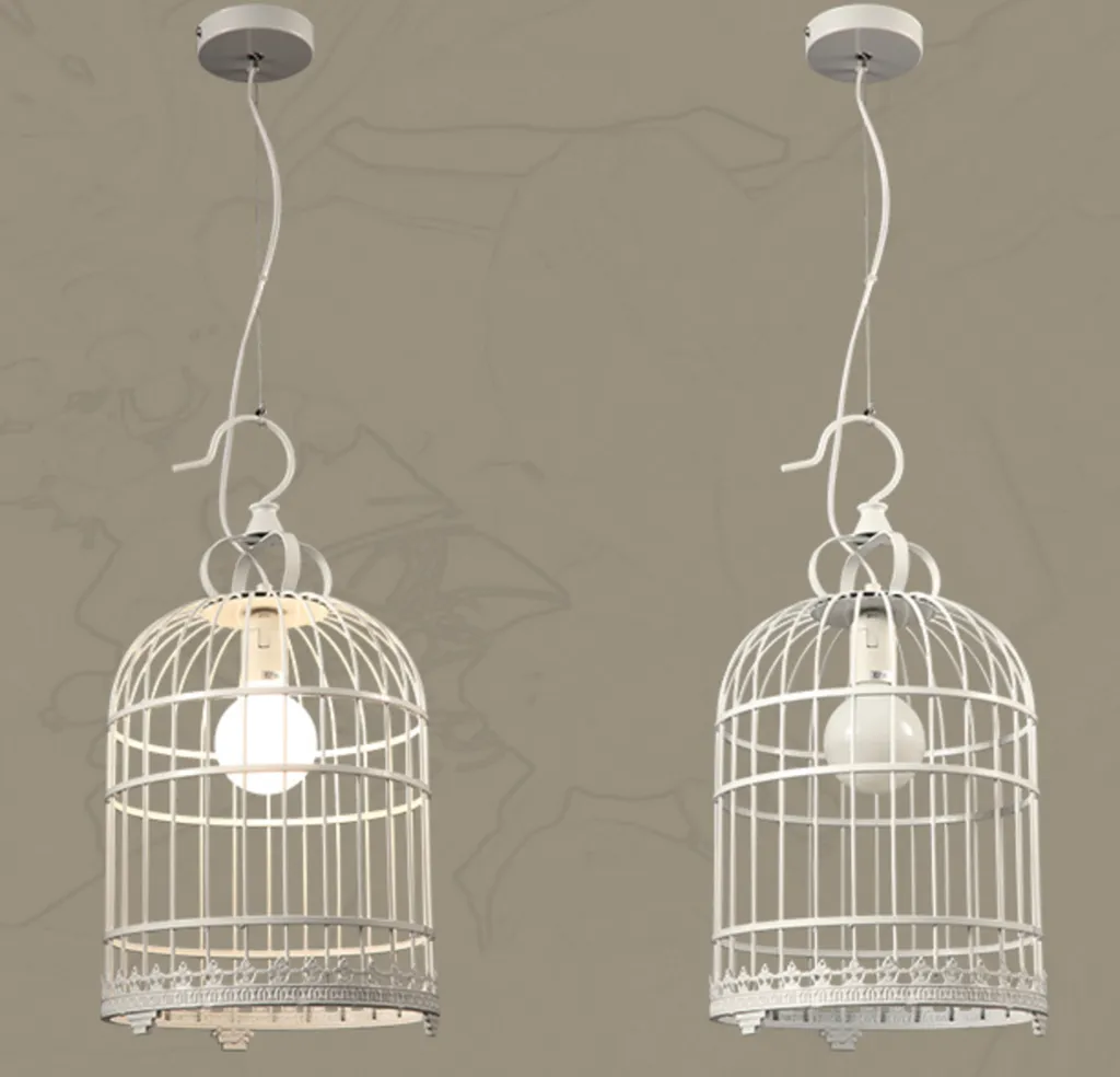 Dorotea Innovative Birdcage Design Vintage Pendant Lamp