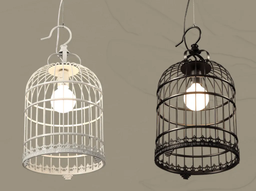 Dorotea Innovative Birdcage Design Vintage Pendant Lamp