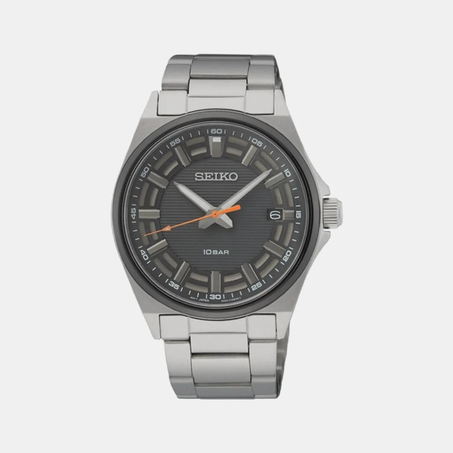 Dress Men's Grey Analog Stainless Steel Watch SUR507P1