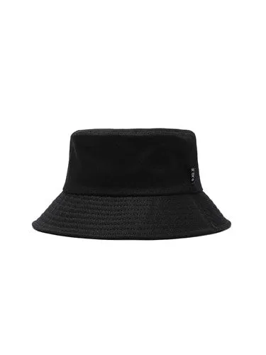 [DXOH] Seasonless SIDE LABEL BUCKET HAT [BLACK]