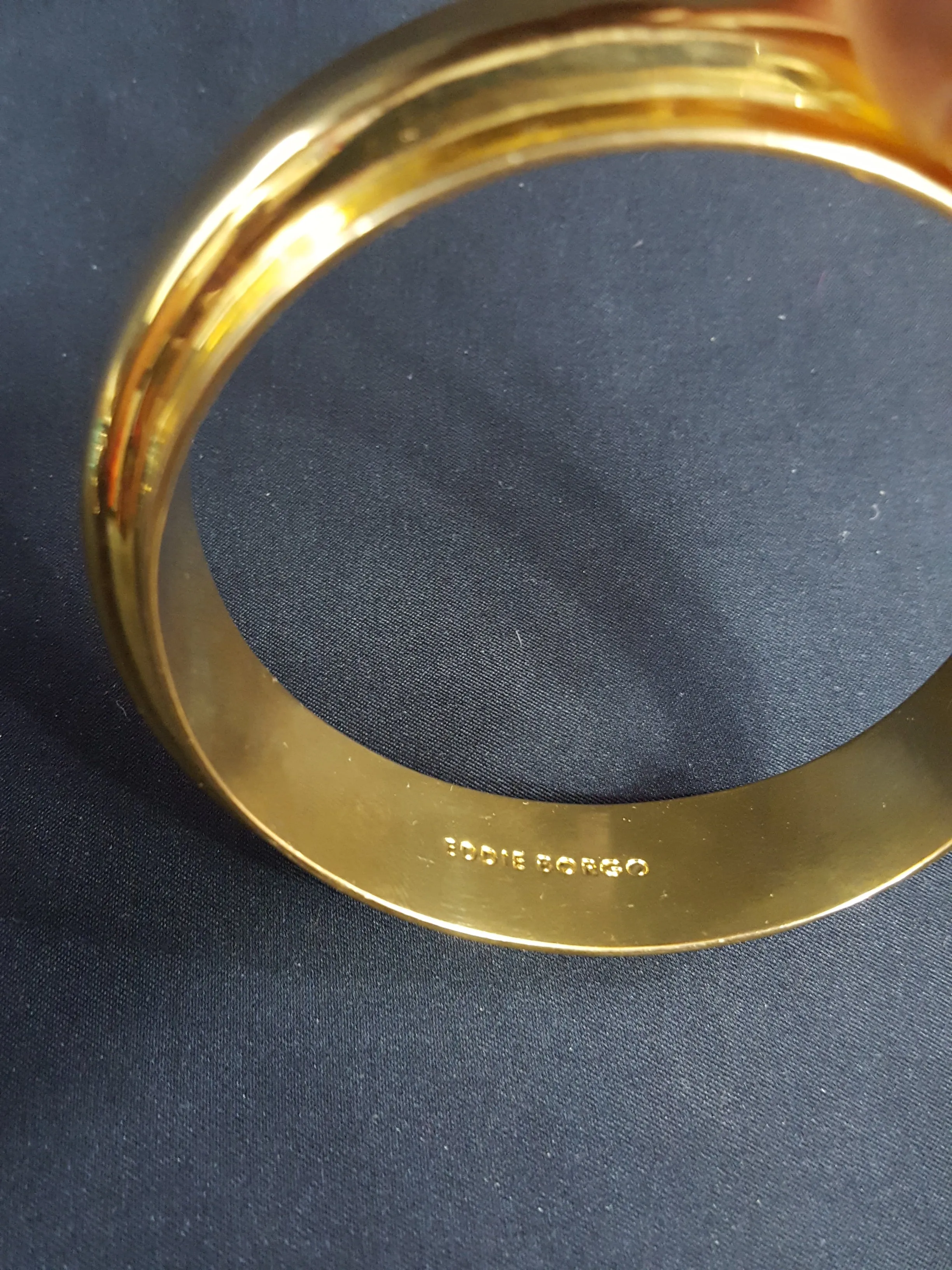 Eddie Borgo Gold Plated Brass Bangle Braclet