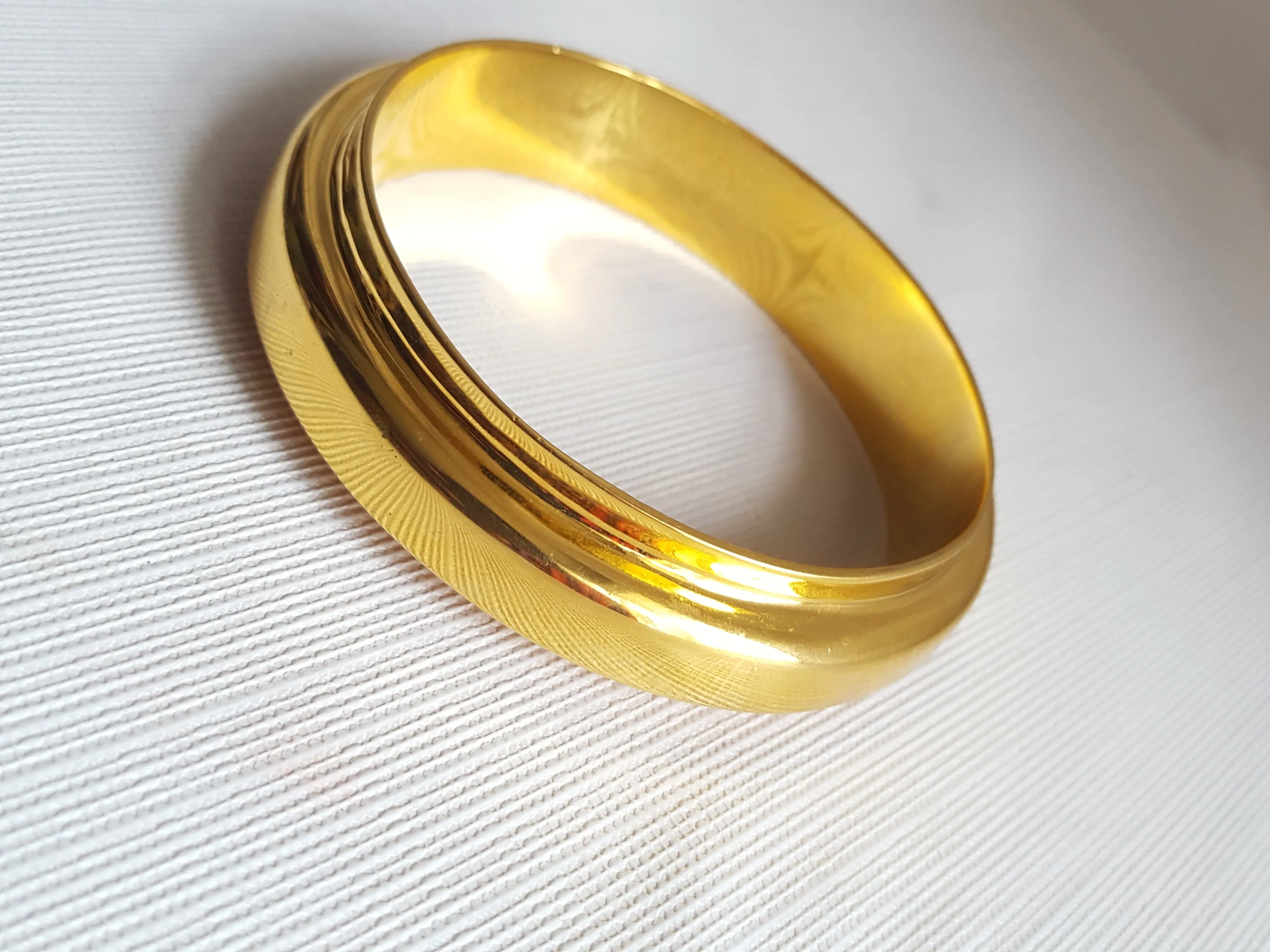 Eddie Borgo Gold Plated Brass Bangle Braclet
