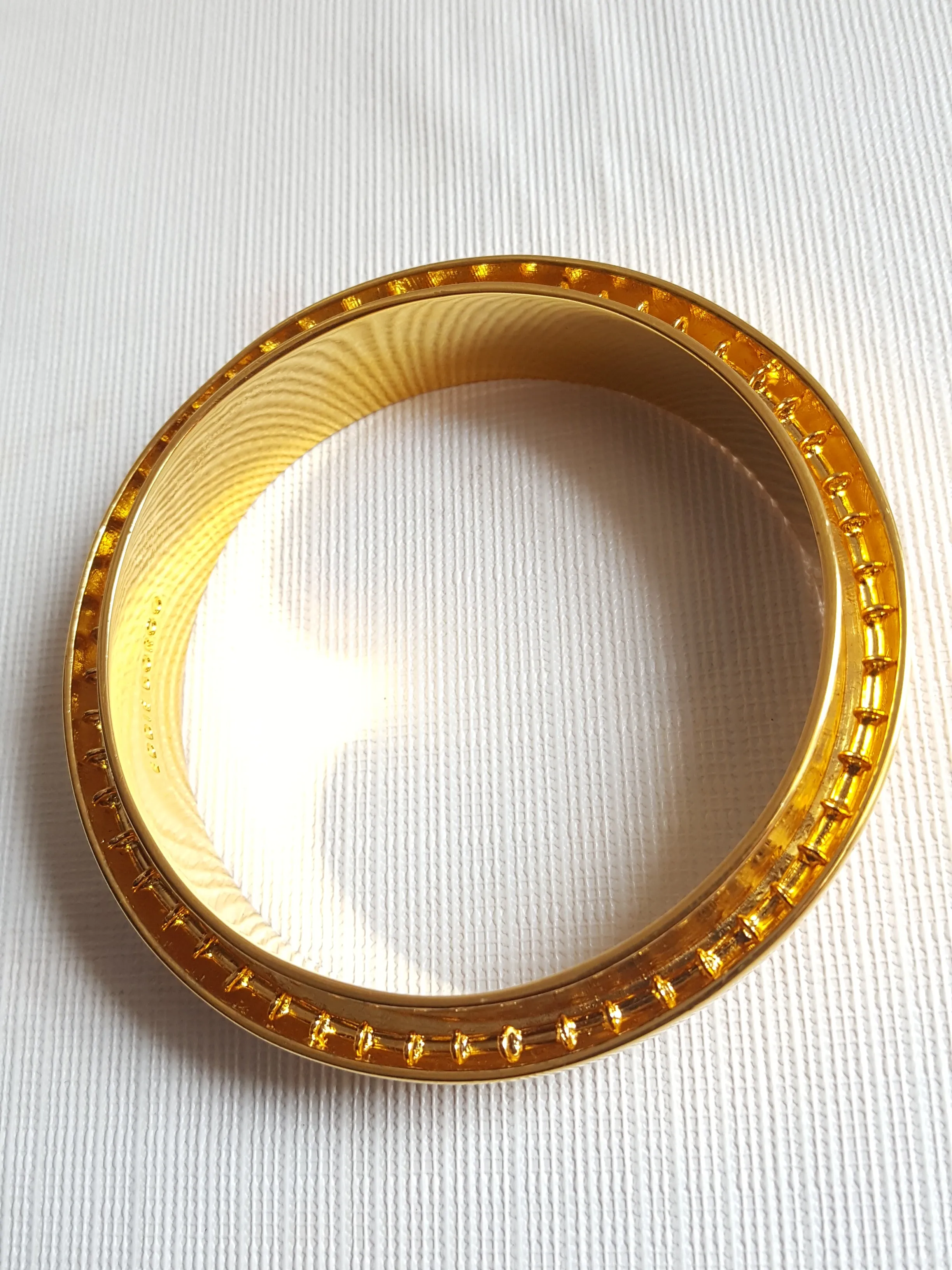 Eddie Borgo Gold Plated Brass Bangle Braclet