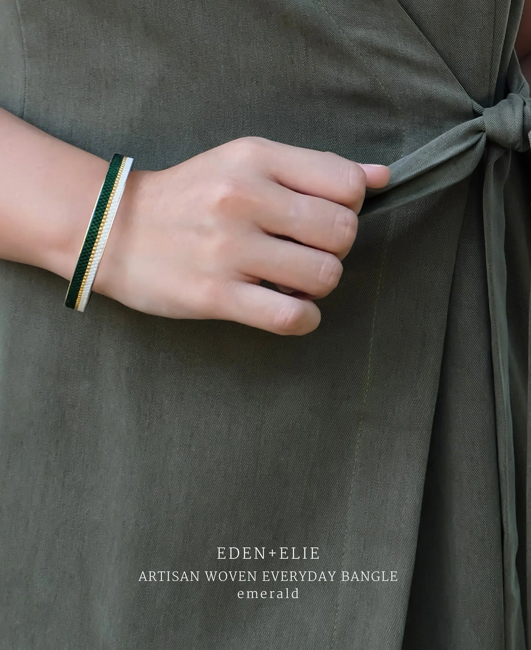 EDEN   ELIE Everyday Gold Narrow Bangle - orchid