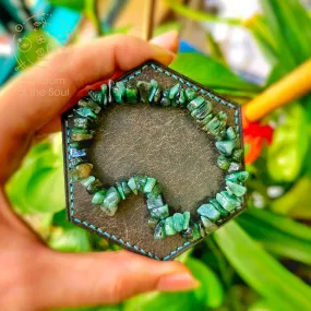 Emerald Chip Bracelet