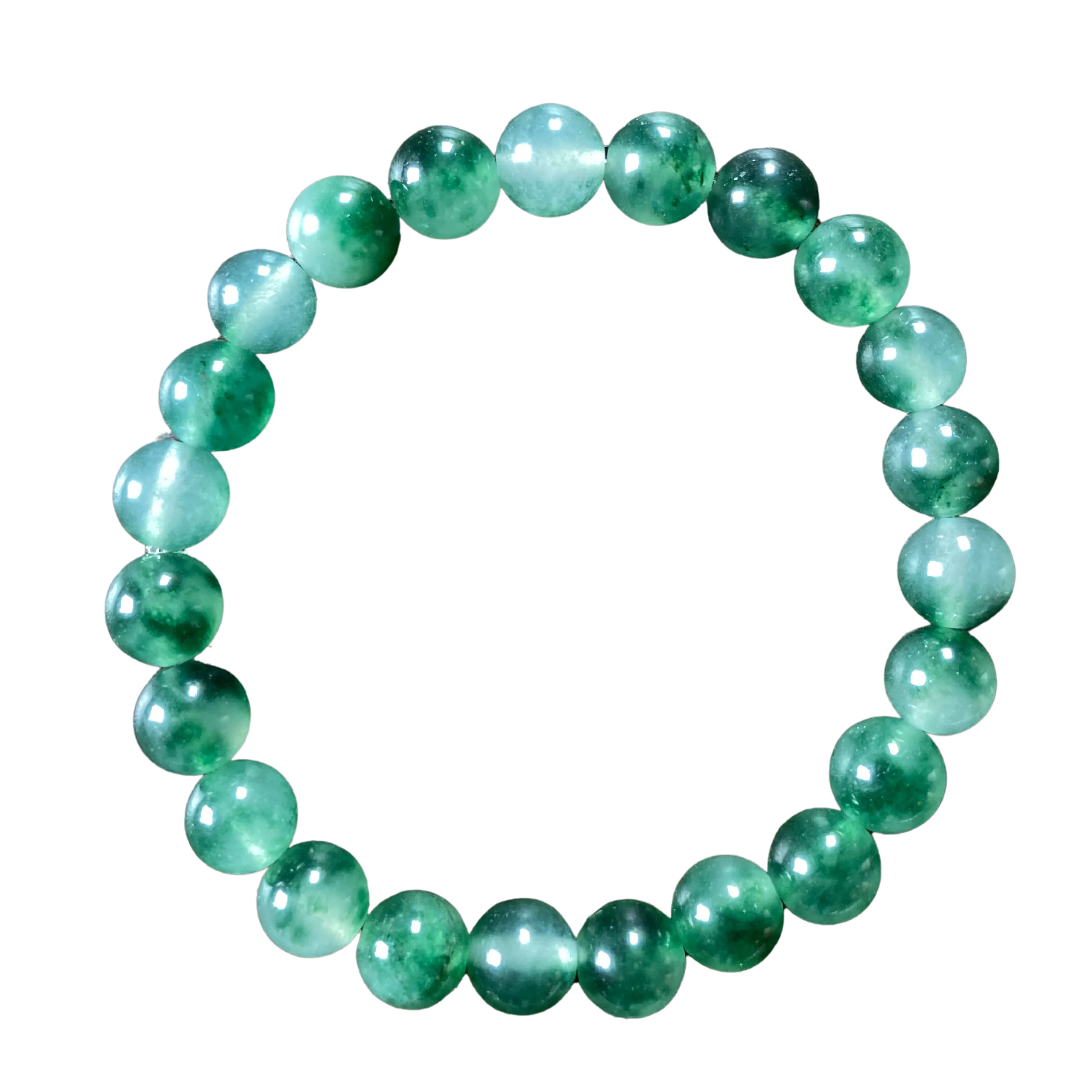 Emerald Mix Agate 8mm Bracelet