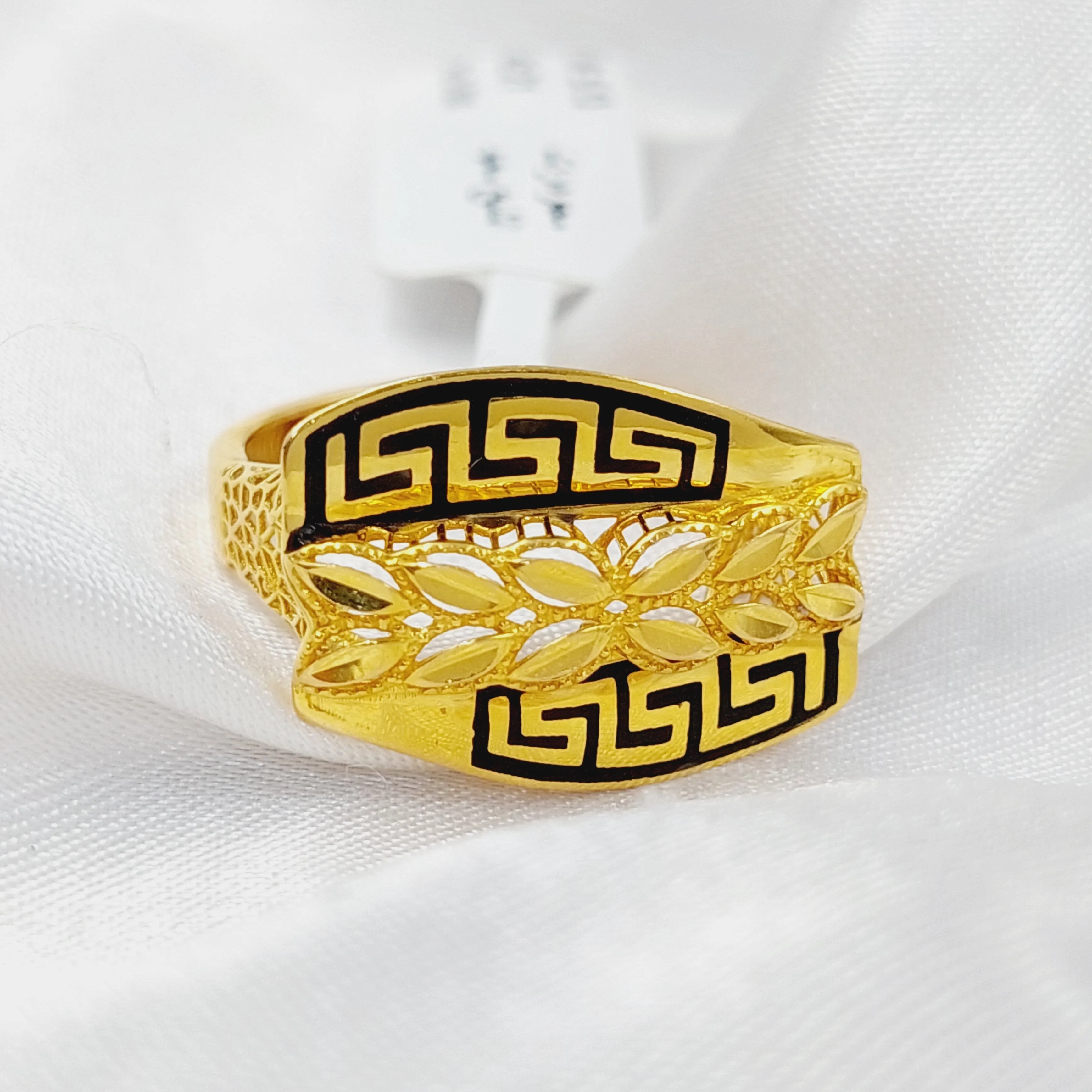 Enameled Spike Ring