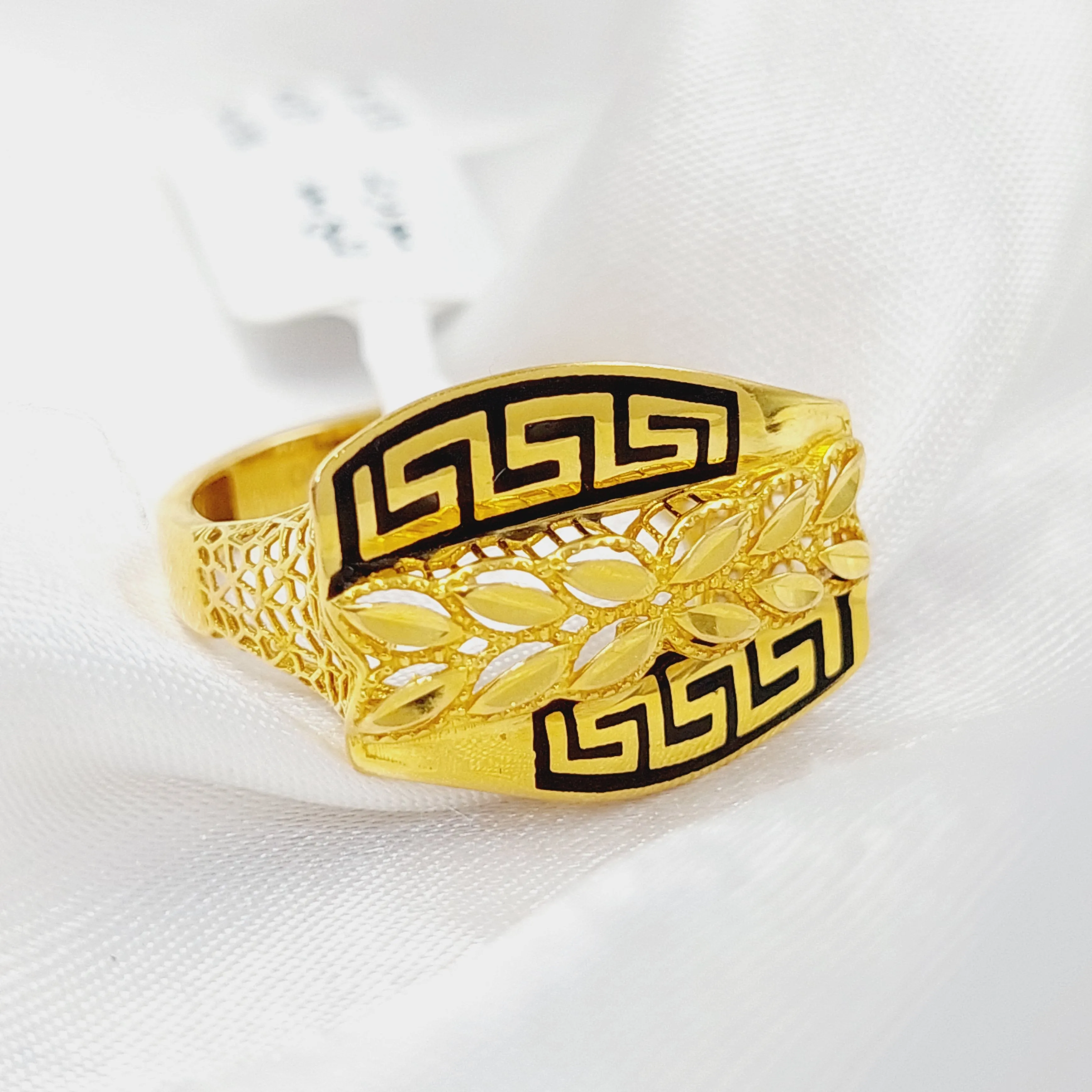 Enameled Spike Ring