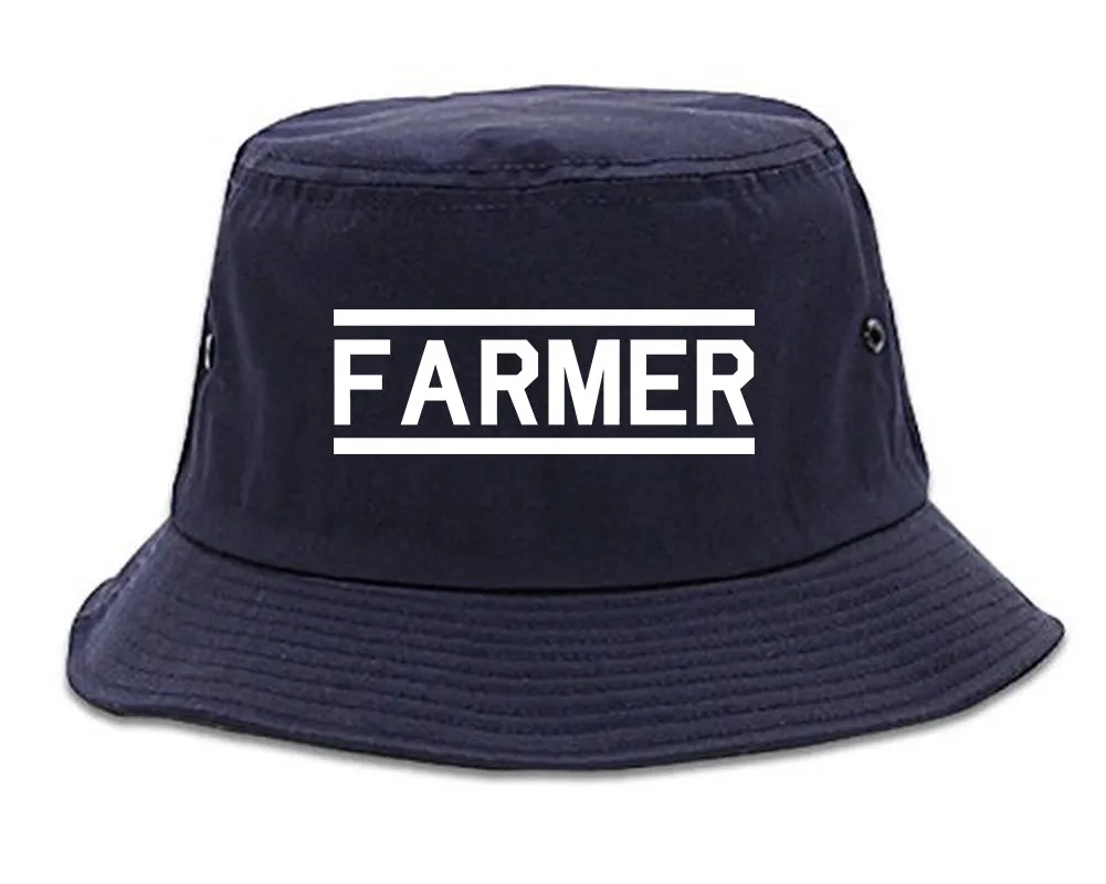 Farmer Farm Mens Bucket Hat