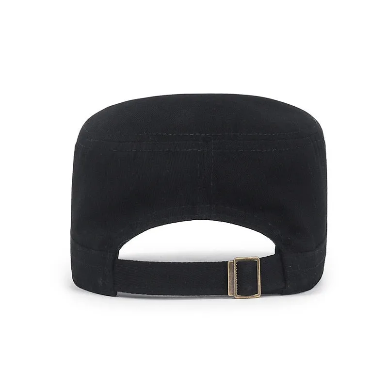 Flat Top U.S. ARMY Military Cap Bone Baseball Cap For Men Cotton Camouflage Tactical Snapback Hats